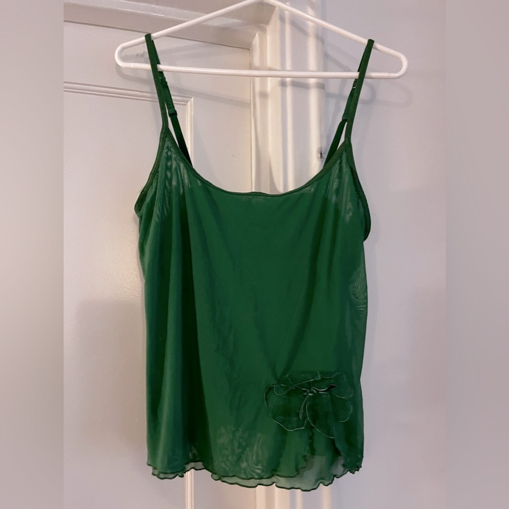 Intimissimi Green Mesh Camisole